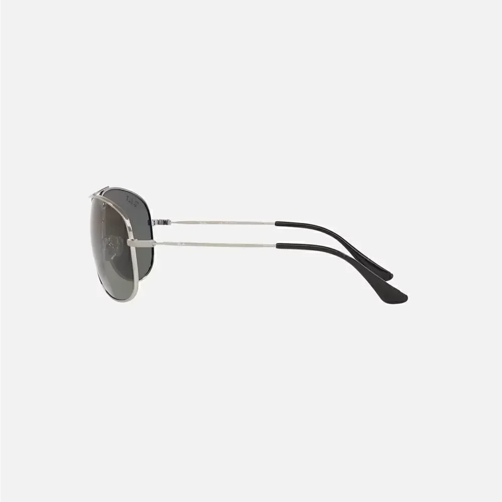 Ray Ban RB3293 Polarized Aviator Matte Gunmetal Reflective Sunglasses